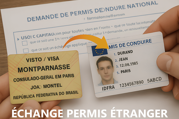 echange permis etranger